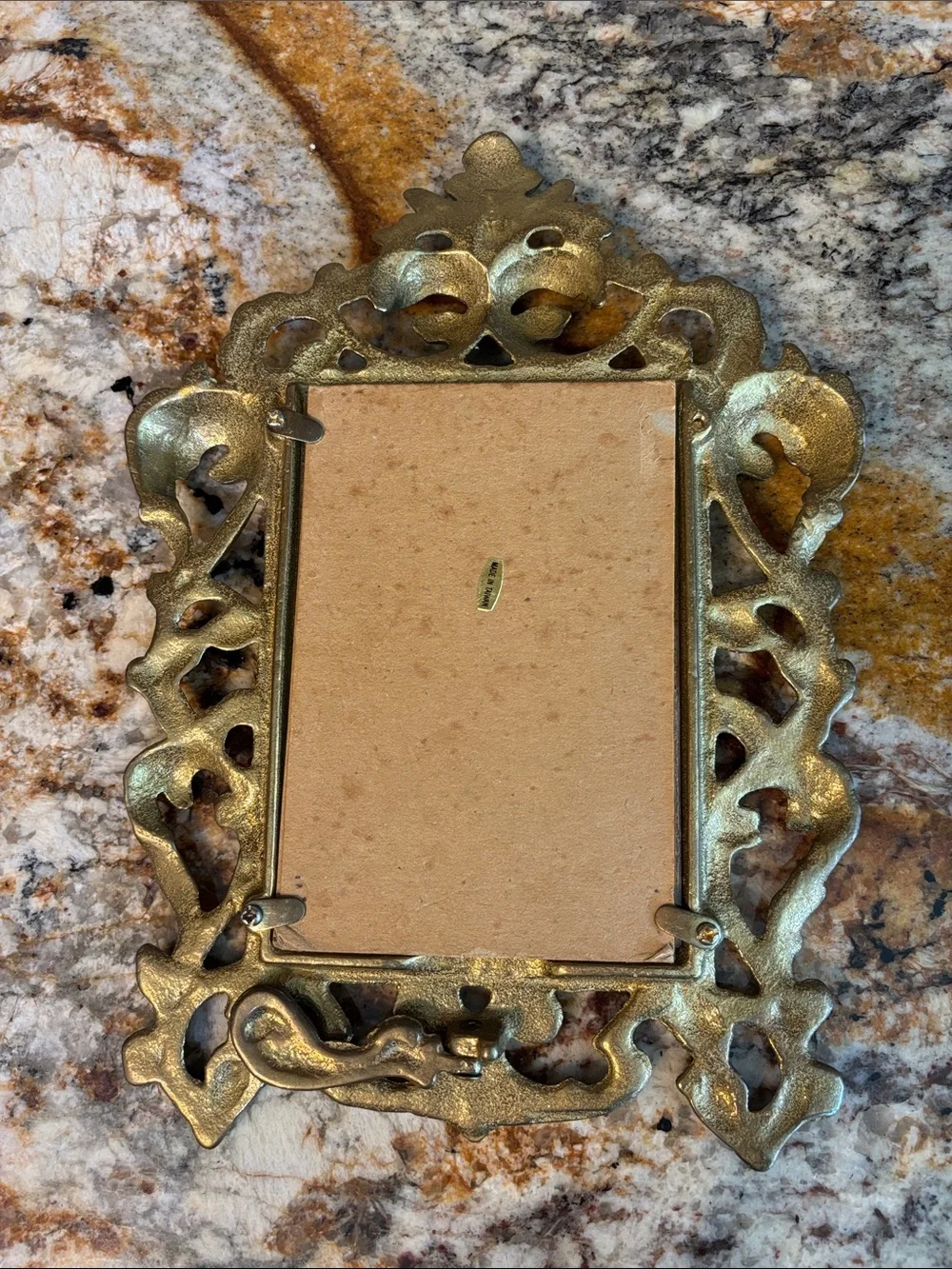 Ornate Gold Tabletop Picture Frame -#2